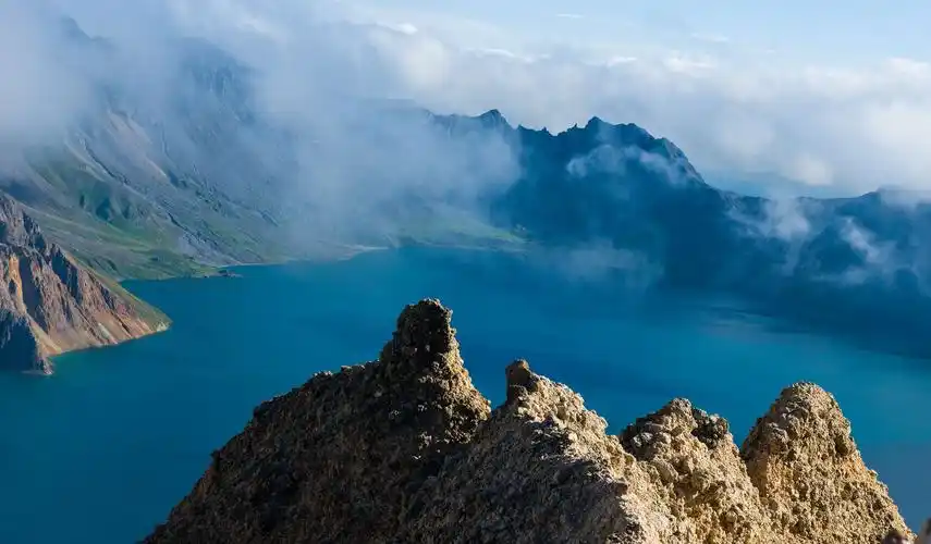 美丽的长白山天池