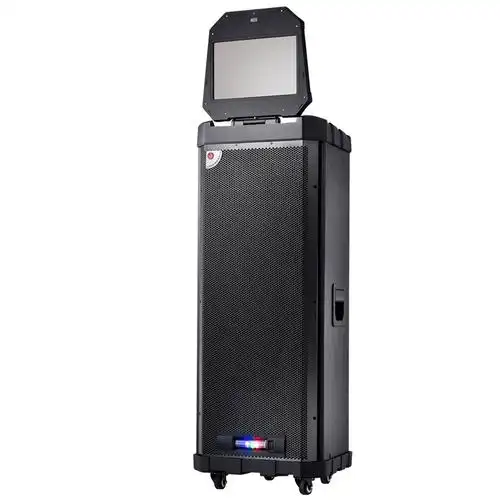 贝德双12吋户外广场舞会议音箱便携式一体机20声道音响有源带屏智能