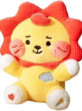 roy6莱阳25cm录音玩偶 卡通可爱声光公仔毛绒抱枕 line friends