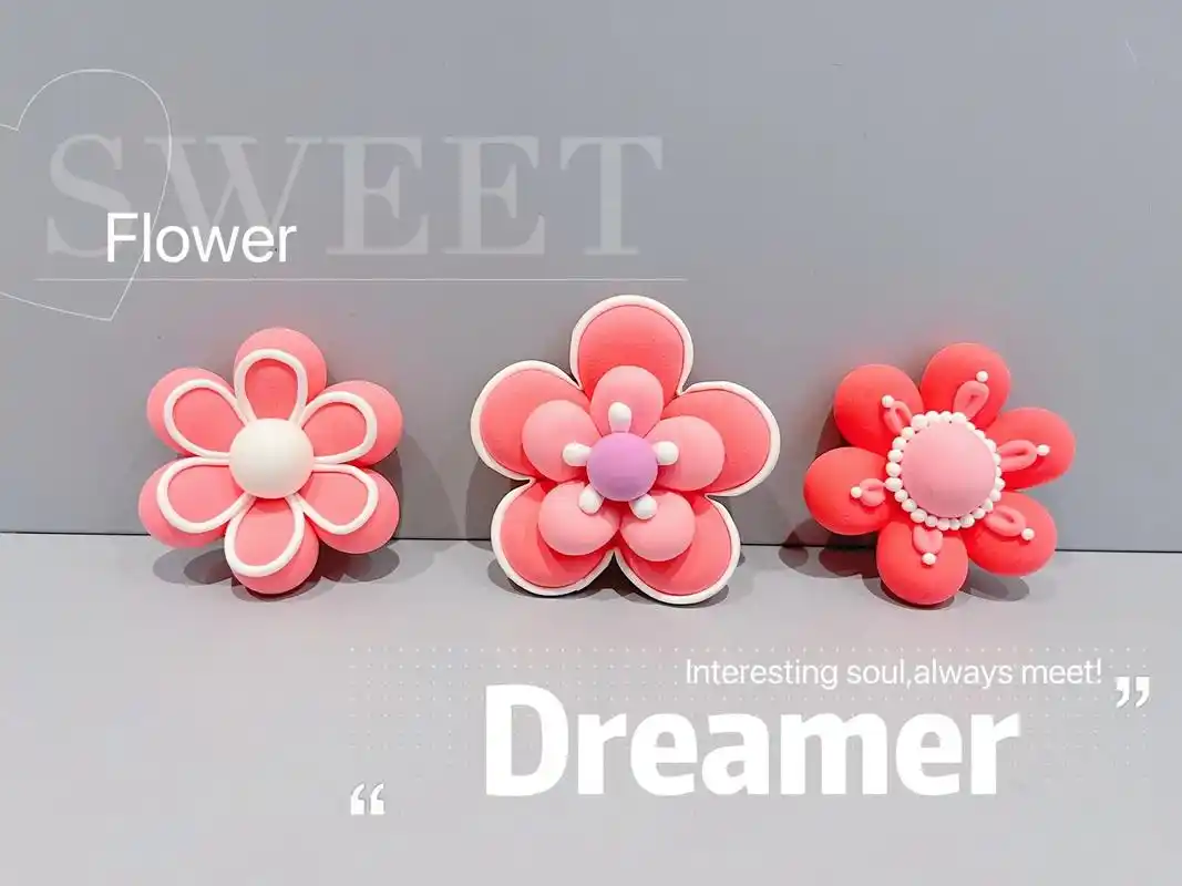 黏土花花【教程】又双叒叕来咯……会搓球球就会做的小花花,你有 - 抖