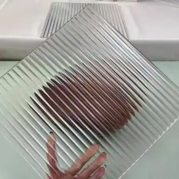 钢化玻璃屏风瓦楞隔断压花聚光夹胶超白长虹玻璃艺术玻璃 璃艺术玻璃