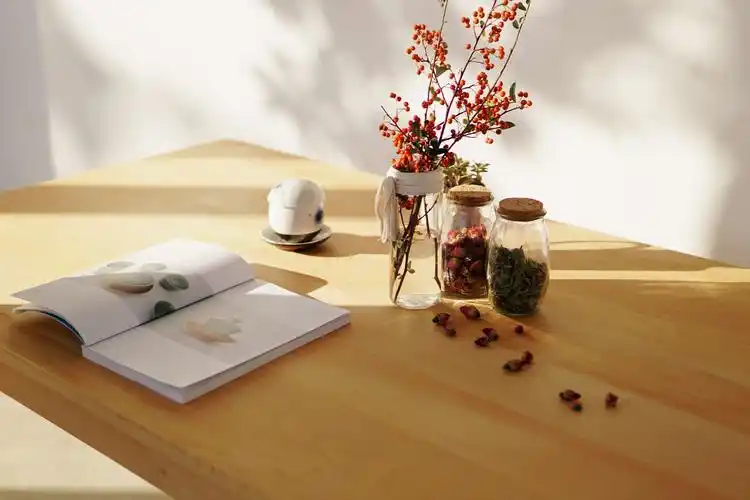 午后的阳光下静静地坐在桌前读一本书品一杯茶,唯美惬意的仿佛一场梦