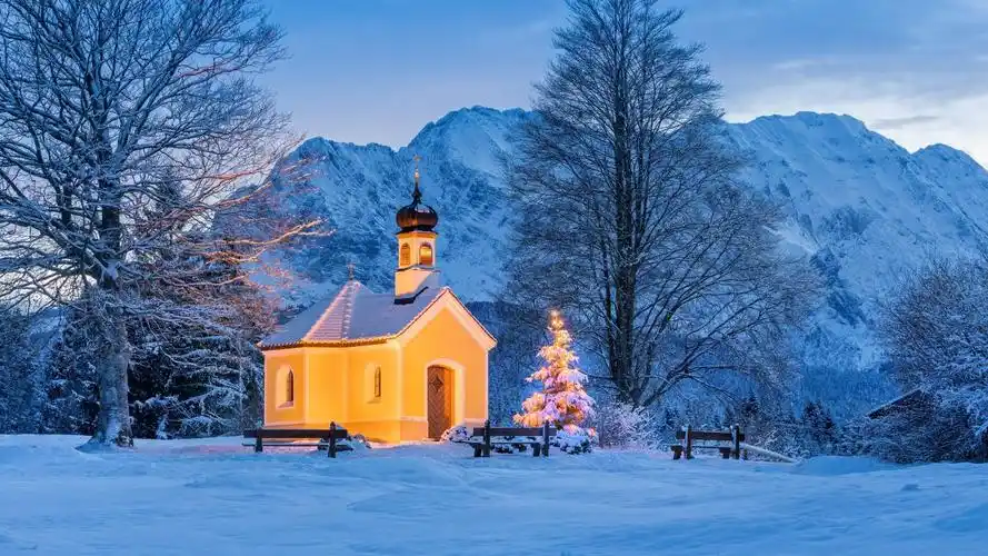 巴伐利亚玛丽亚拉斯特教堂2021必应高清桌面图片