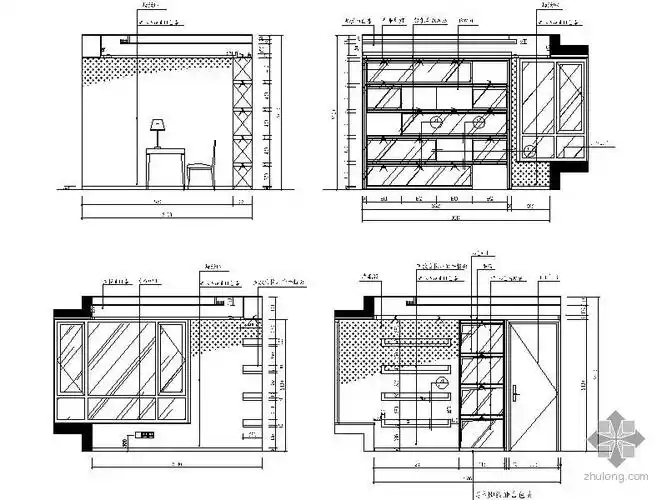 书房装饰立面图
