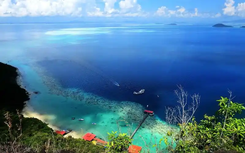 睡美人岛优美自然风景高清图片壁纸