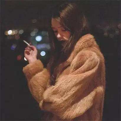 个性超酷欧美女头像抽烟的几张更是拽