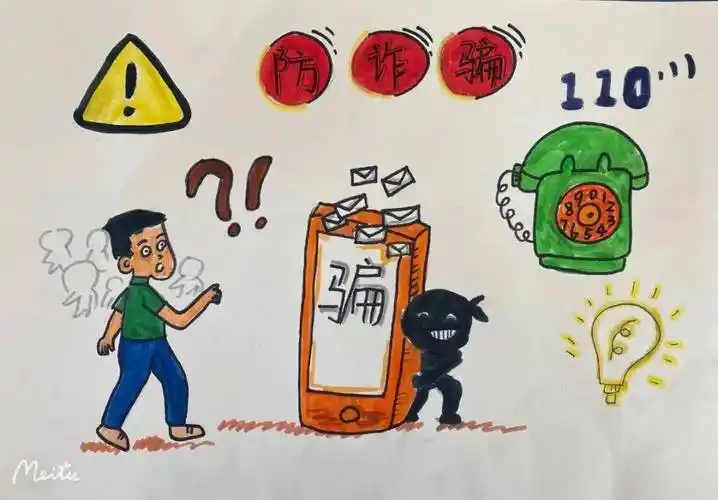 吴泾一幼预防诈骗孩子们有画说