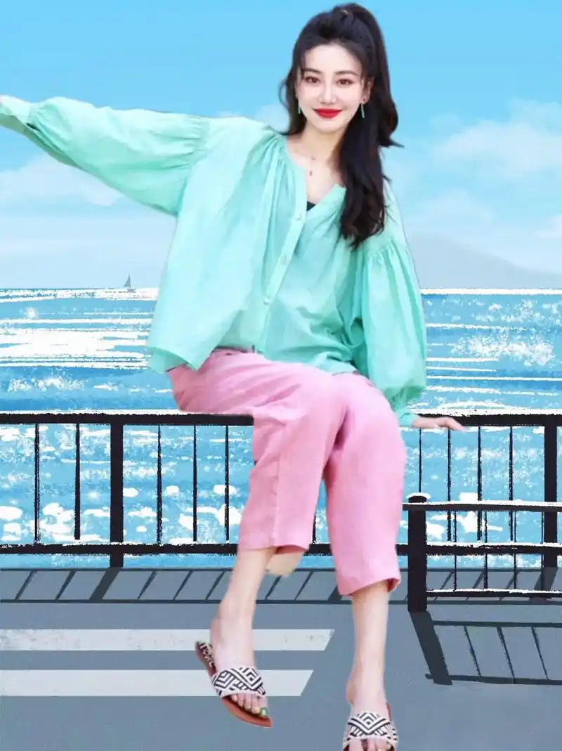 春夏炸街衬衫十阔腿裤.宝宝们,新款春夏季洋气,休闲百搭时尚减 - 抖音