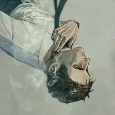 一组成熟大叔头像手绘霸气沧桑大叔范头像