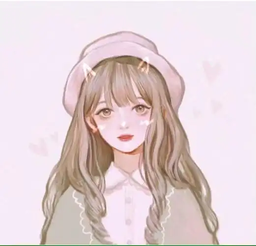 白````从木南设计_转采于2021-01-05 13:48:11手绘头像 女a少女白````