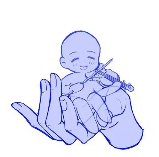 一组q版人物动作参考