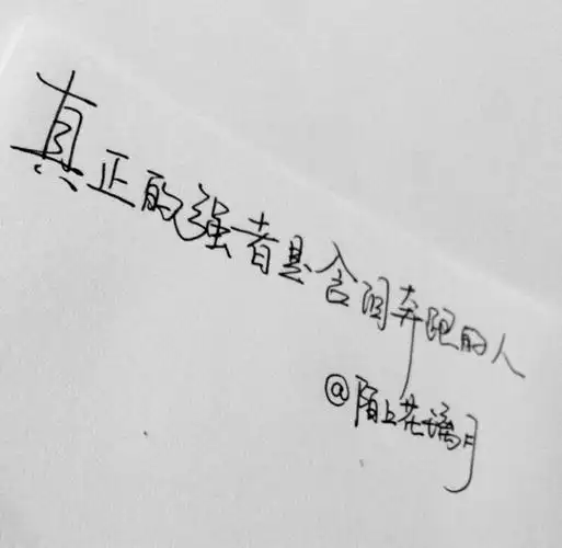 文字正能量第109句 原创手写 励志 文字 每日一句(2015·11·26)新浪