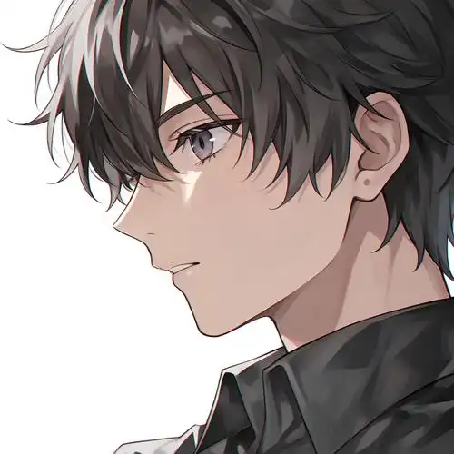 动漫头像男生侧脸🎨