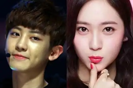 【图】朴灿烈亲吻郑秀晶是否真实 精灵般发色重量级回归