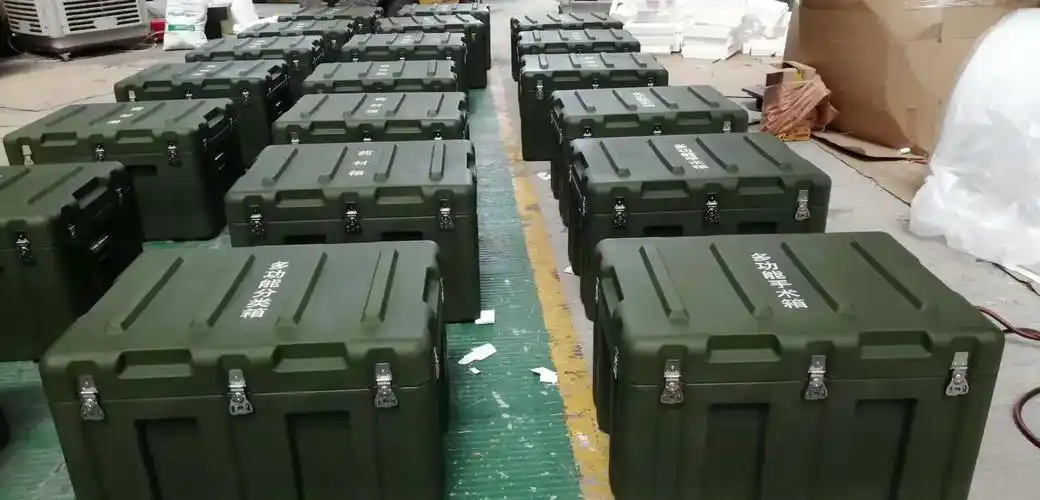 806050军工箱/中型空投箱/pe材质滚塑包装箱/军用物质周转箱