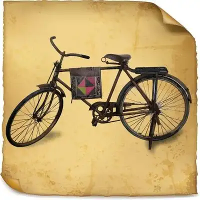 自行车物件大杠怀旧单车复古古旧二八7080年代道具轻便车