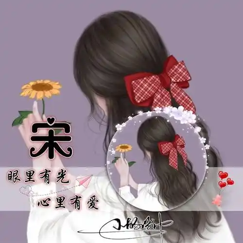 2023超好看的微信姓氏头像图片_程序_按要求_模板