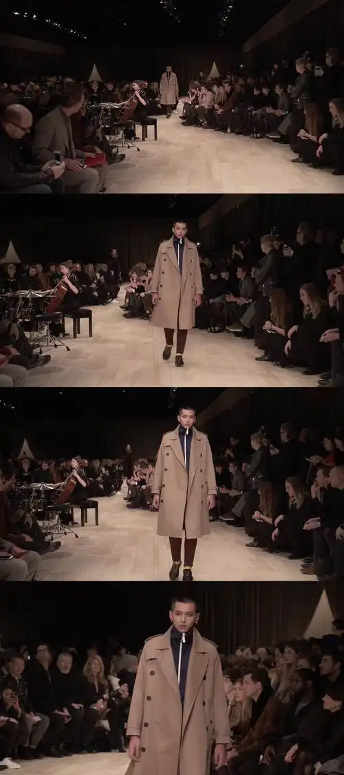 关于吴亦凡在伦敦的巴宝莉时装周的走秀