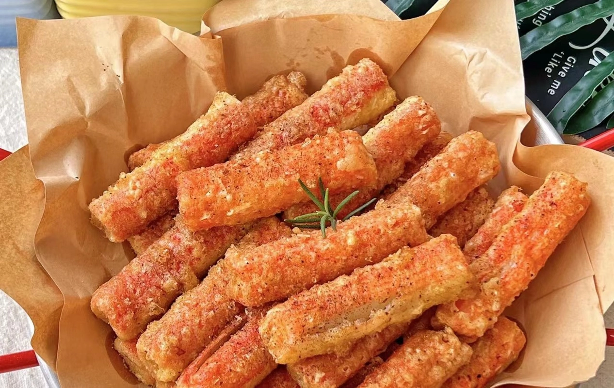 香酥炸蟹柳 巨简单巨好吃