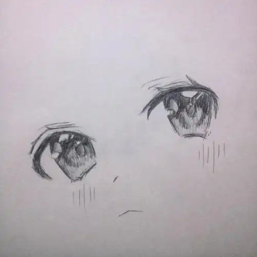 动漫眼睛绘画如何让你们注意到我这个画渣