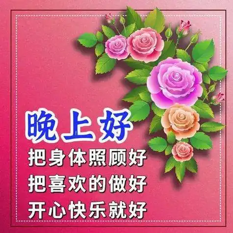 晚上好图片大全晚安美梦相伴