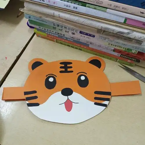 手工教程  #卡纸头饰 #手工折纸青蛙小牛94