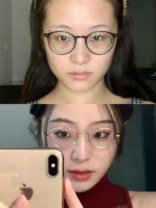 关于高度近视戴眼镜也能化妆变美这件事