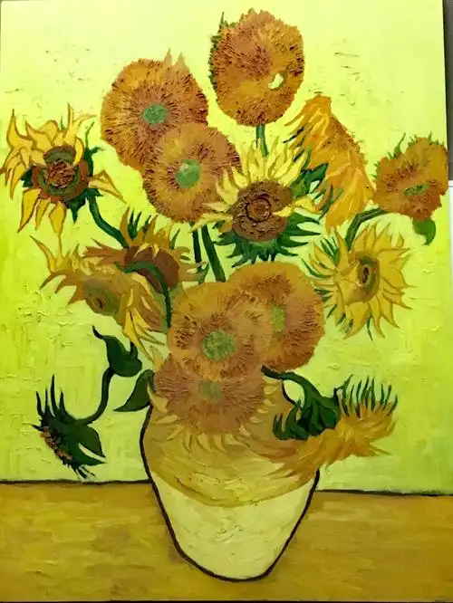 梵高的向日葵画