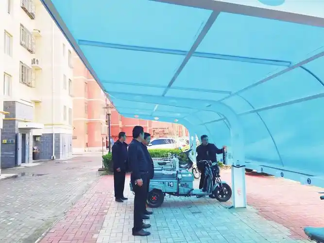 充电车棚今年覆盖36个小区