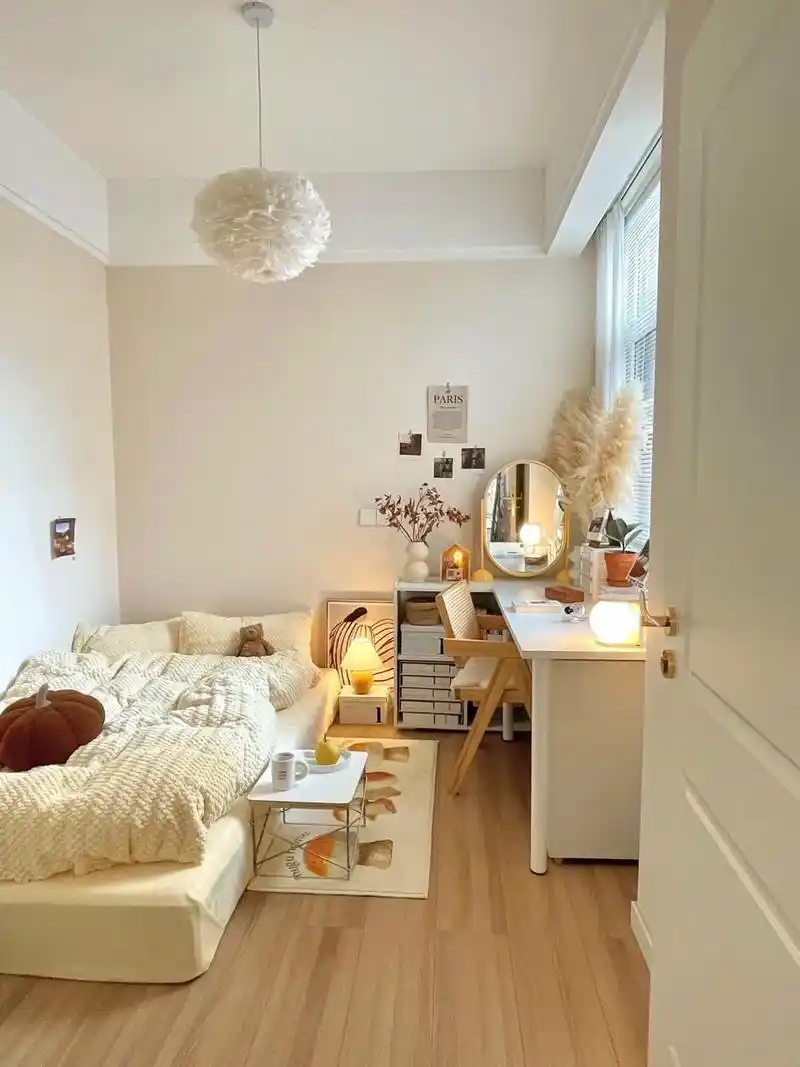 卧室布置小房间这样布置太香了
