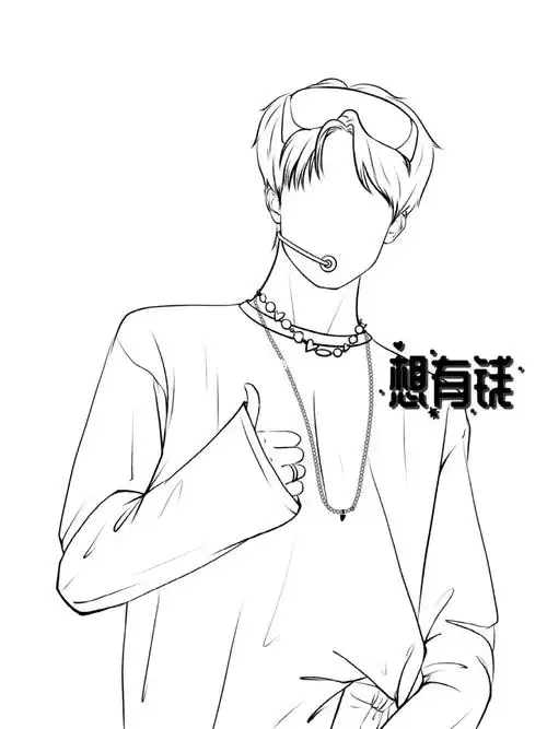 又画线稿啦#时代少年团刘耀文 #绘画 #procreate #线稿