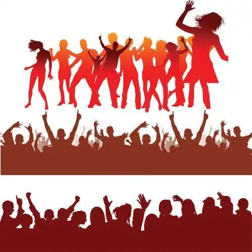 举手欢呼的女孩背影简笔画