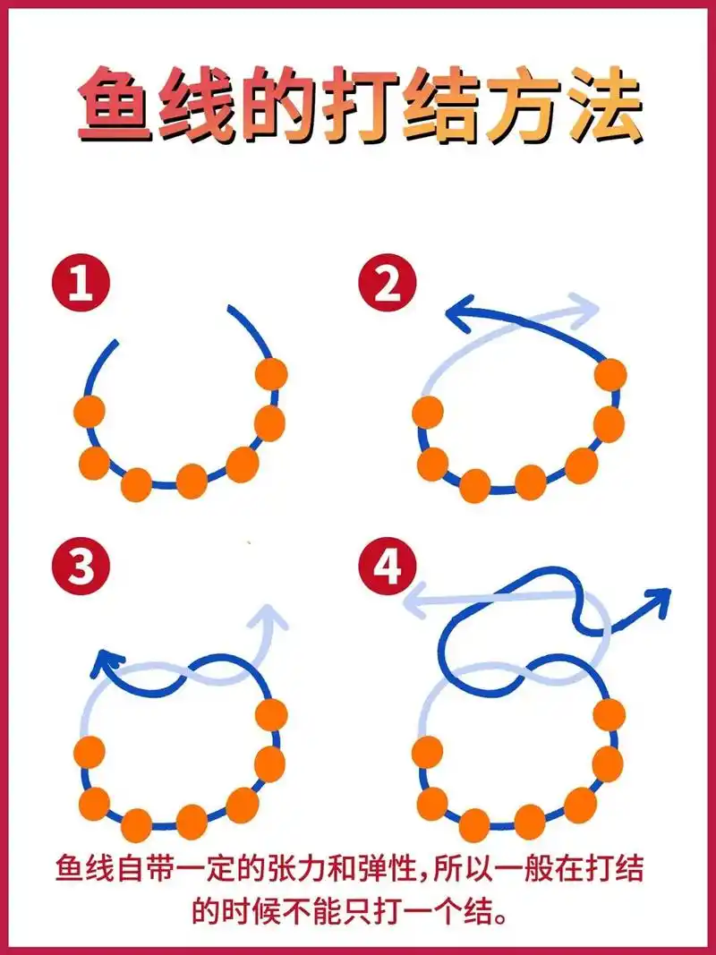 手作教程|99串珠的打结方法 这个结超稳的 分享给大家 	 9292