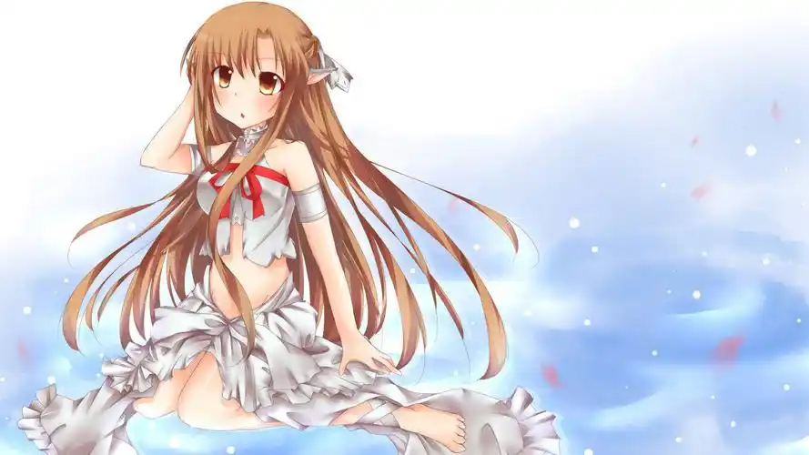 动漫《刀剑神域》亚丝娜美女图片桌面壁纸高清大图预览1920x1080_卡通