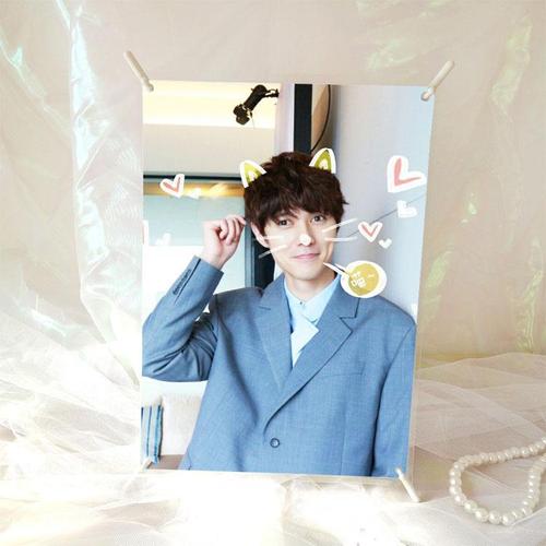 张超a4照片易拉宝桌面展架演唱会应援周边来图定制抖音