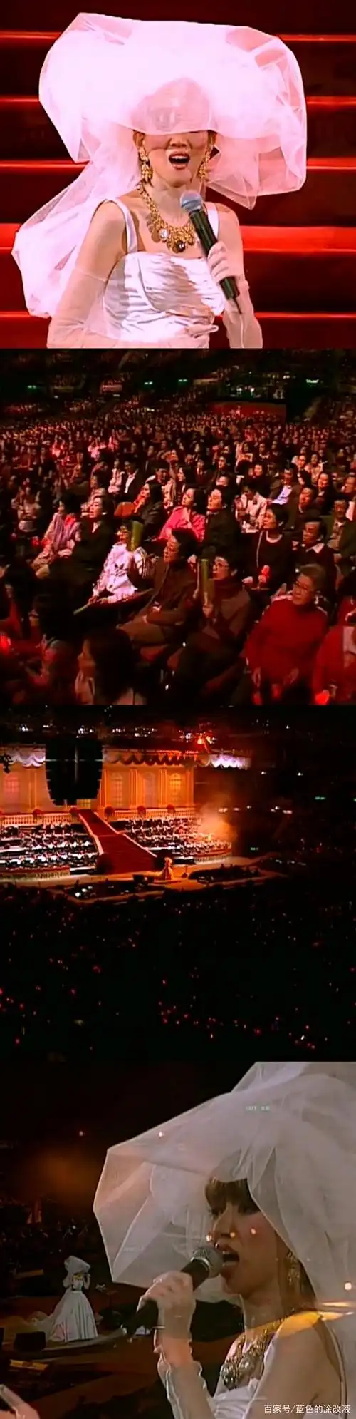 一代天后梅艳芳最后一次登台告别演唱会身穿婚纱,只因不留遗憾