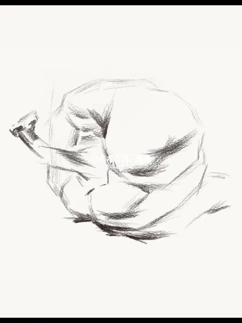 素描静物单体步骤