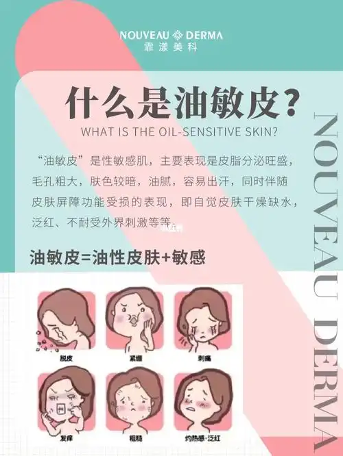 油敏皮=油性皮肤 敏感