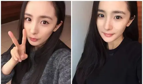 杨幂的素颜真美?只能说你太单纯