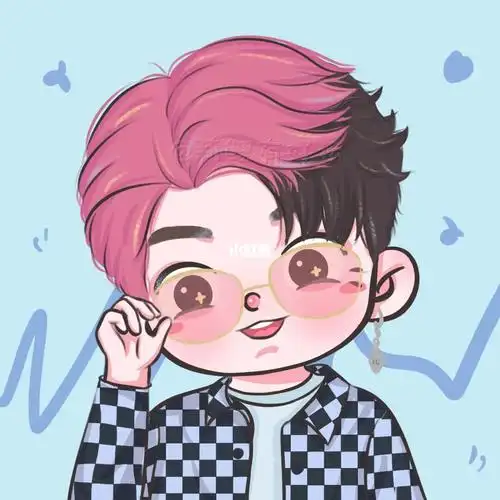 小鬼王琳凯q版可爱头像绘画步骤