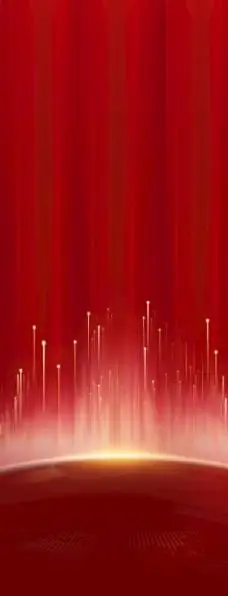 红色发光背景图片