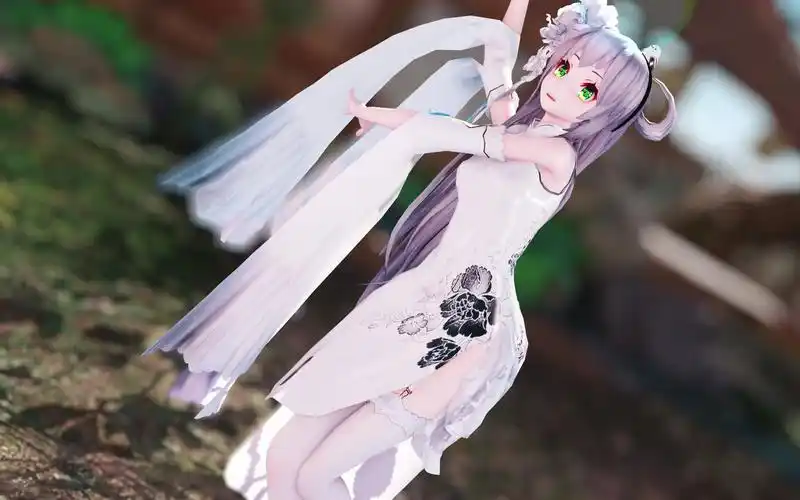 【唯美古风/洛天依mmd】 此番倾情,羽衣翩翩,似仙女下凡 - 如见