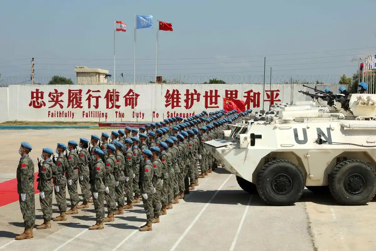 中国赴黎巴嫩维和部队完成第18次轮换交接(3)