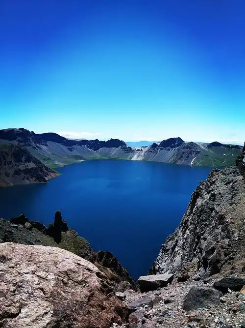 美丽的长白山天池