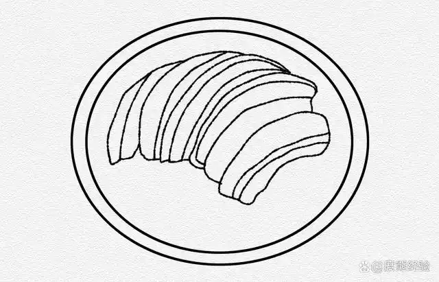 梅菜扣肉怎么画