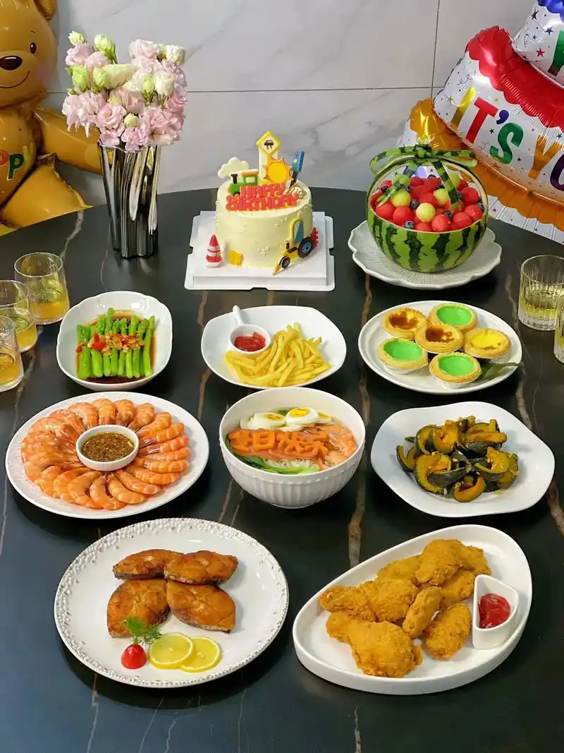 仪式感生日餐|我的六岁男孩生日快乐98.6岁啦!94 我可爱 - 抖音
