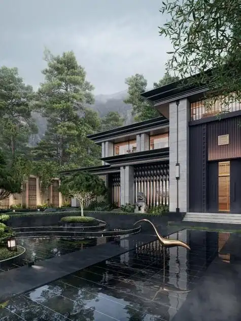 丽水中式园林别墅(浙江丽水别墅价格)丽水中式园林别墅