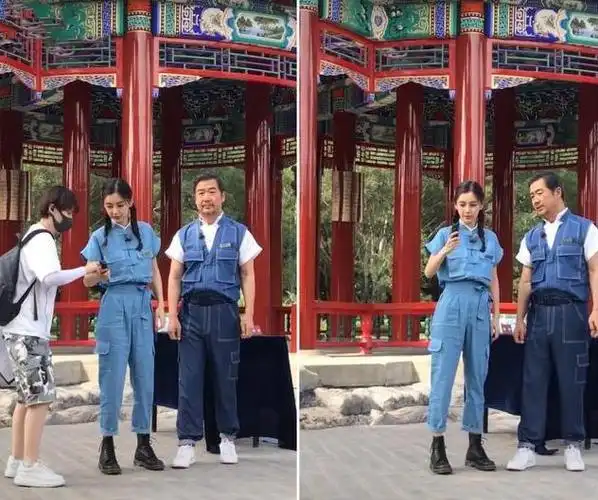 168的baby和178的张国立,两人站在一起,谁谎报身高?