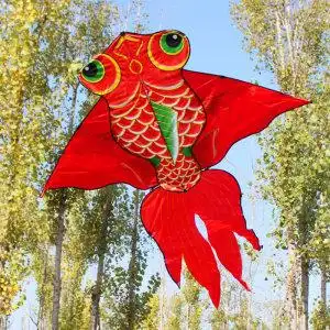红鲤鱼风筝图片