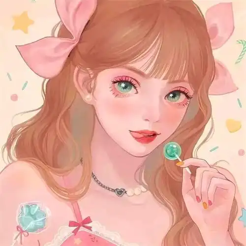 小众高冷女生御姐手绘动漫头像图片